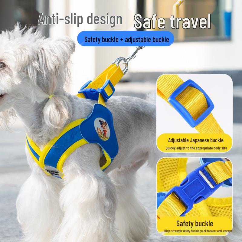Anti-Shock Nylon Dog Leash - Cross-border Style, Anti-lost Design for Small Dogs