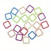 ZHENZHIZHE 60PCS Design Colorful Stitch Marker Rings for Weaving Yarn,Crochet Knitting Sewing Marker Accessories