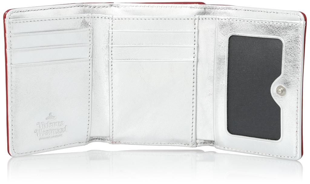 Кошелек 51010018 L001L [Vivienne Westwood] Тройной сложения КРАСНЫЙ/СЕРЕБРЯНЫЙ [предмет]