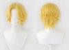 One Piece Sabo Cosplay Wig, Gold, Center-Parted, Heat-Resistant, Perfect for Disguise, Costumes, Halloween, Events, and Photoshoots