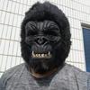 Маска Кинг Конга Ужас Животное Горилла Обезьяна Маска Новинка Хэллоуин Косплей Костюм Головной убор Животное Вечеринка Шимпанзе Маска на всю голову