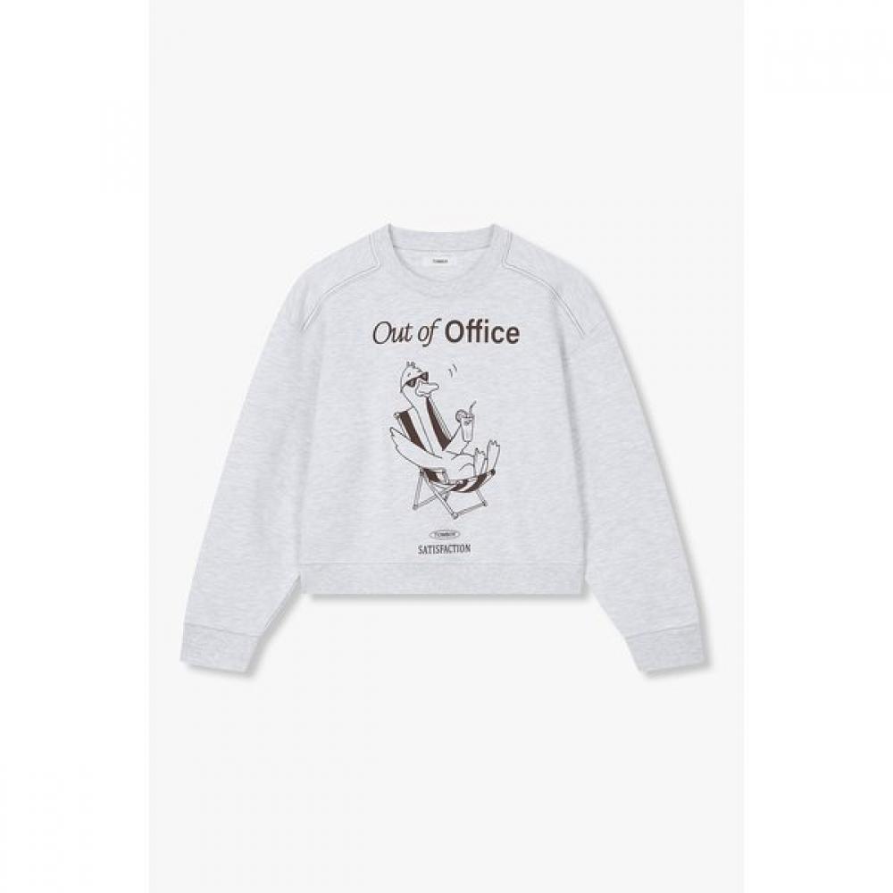 Studio Tomboy Graphic Crop Sweatshirt 9106122107