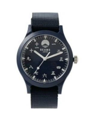 BEAMS Оригинальные часы из Японии Kanji NAVY
