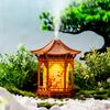 Xiaomi Chinese Style Element Pavilion Humidifier Unique Creative Decorative Night Light with Delicate Spray to Improve Air Quality