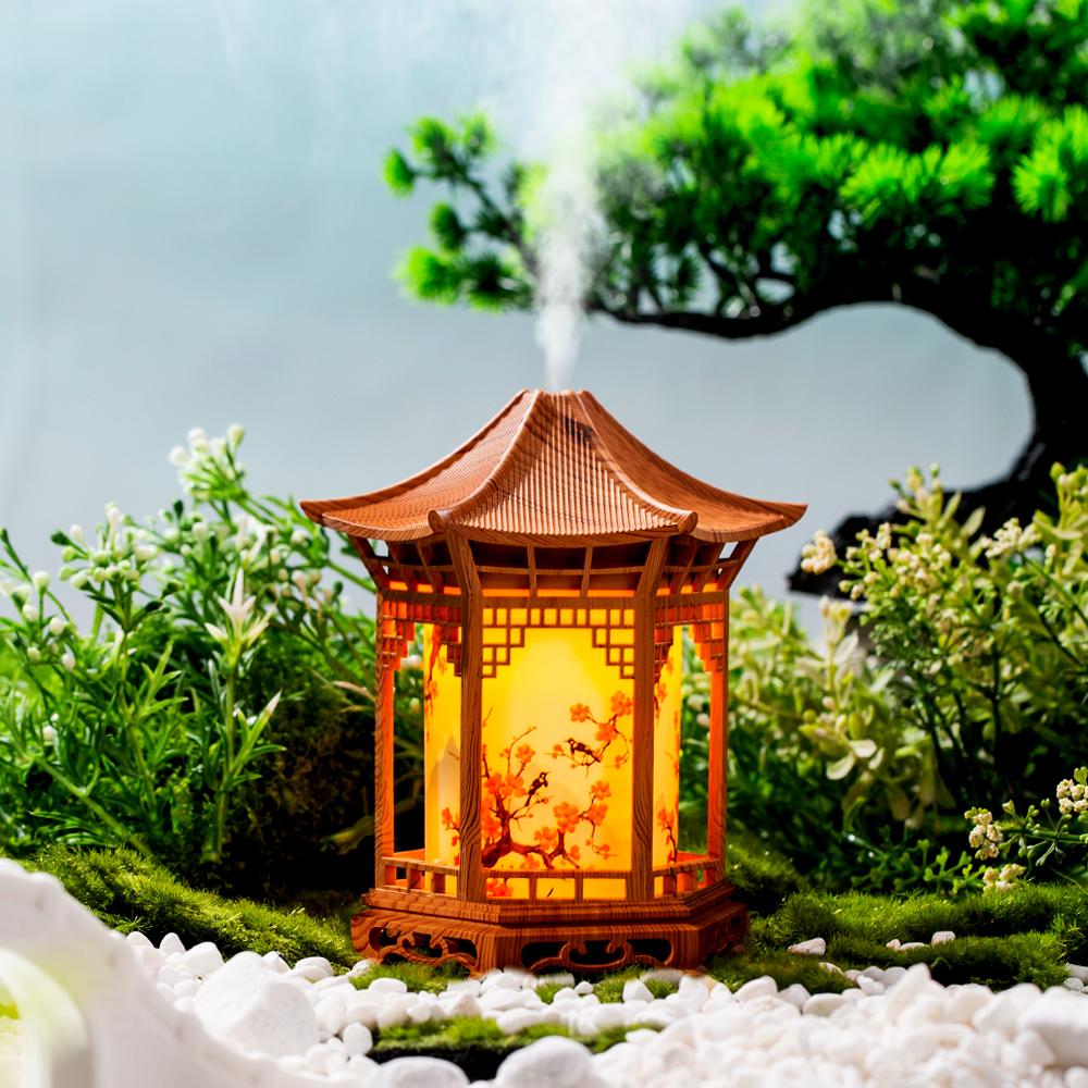 Xiaomi Chinese Style Element Pavilion Humidifier Unique Creative Decorative Night Light with Delicate Spray to Improve Air Quality