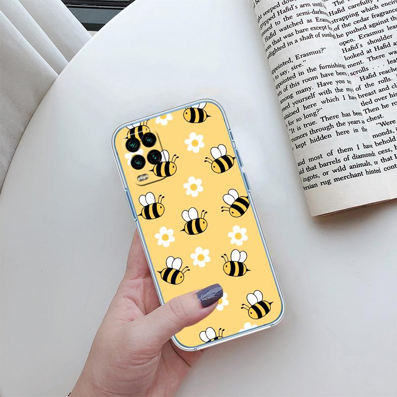 RA3 Art Bees Cartoon Phone Case for Motorola Moto G10 G20 G30 G31 G32 G34 G35 G41 G42 G50 G51 G52 G55 G60 G60S G62 G71 G72 G75
