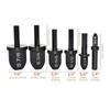 6pcs Bearing Steel Tube Expander Bit Triangle Shank Swaging Drill Bit Set  For Air Conditioner