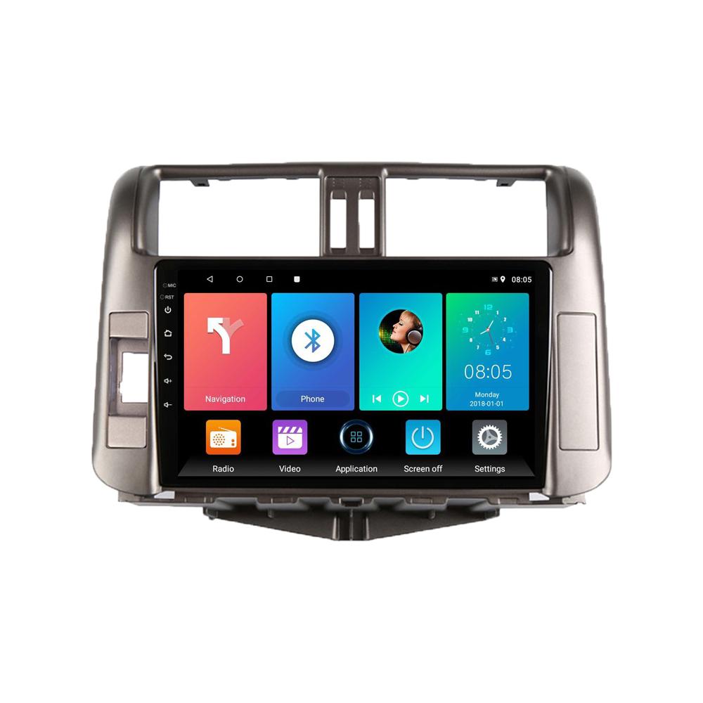 Автомобильное стерео радио для Toyota Land Cruiser Prado J150 2009-2013, автомобильный мультимедийный плеер, DVD-динамики, головное устройство, аудио, WIFI, 1 + 16 ГБ