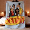 Movie S-Seinfeld Throw Lightweight 240g Flannel Blanket Soft Skin-friendly for Summer Cooling