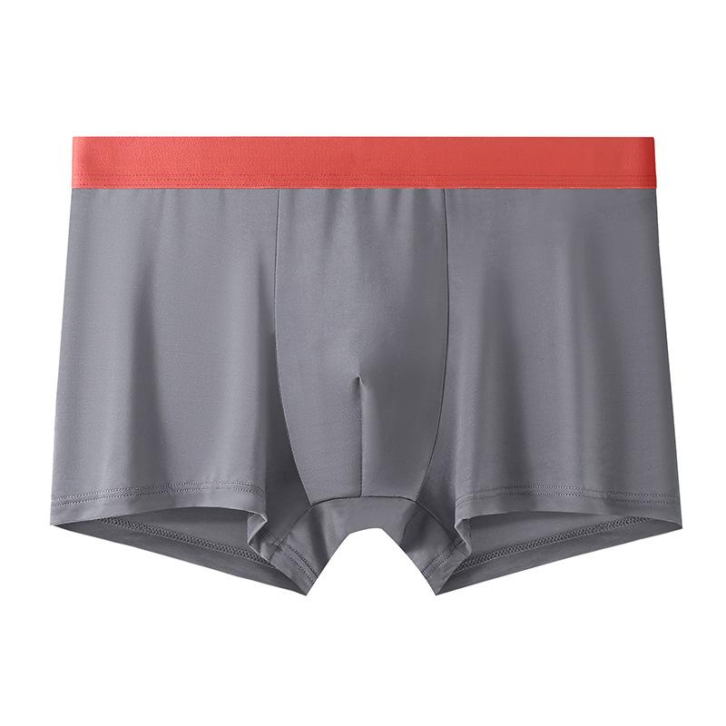 6 шт. мужского нижнего белья, мужские бесшовные боксеры Ice Silk, антибактериальные и дышащие, трусы-боксеры для подростков, короткие трусы, летние тонкие трусы-боксеры