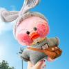 Cafe 30cm Lalafanfan Mimi Yellow Duck Costume Wearing Plush Toys Stuffed Doll
