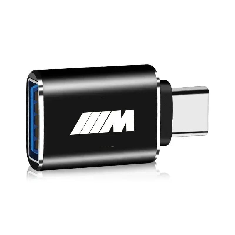 CCJ1 For Bmw Mini Car Type-C To USB 3.0 Interface Mini Converter Charging Adapter Rline logo For MINI Cooper Fridge One F56 R56 R57 R