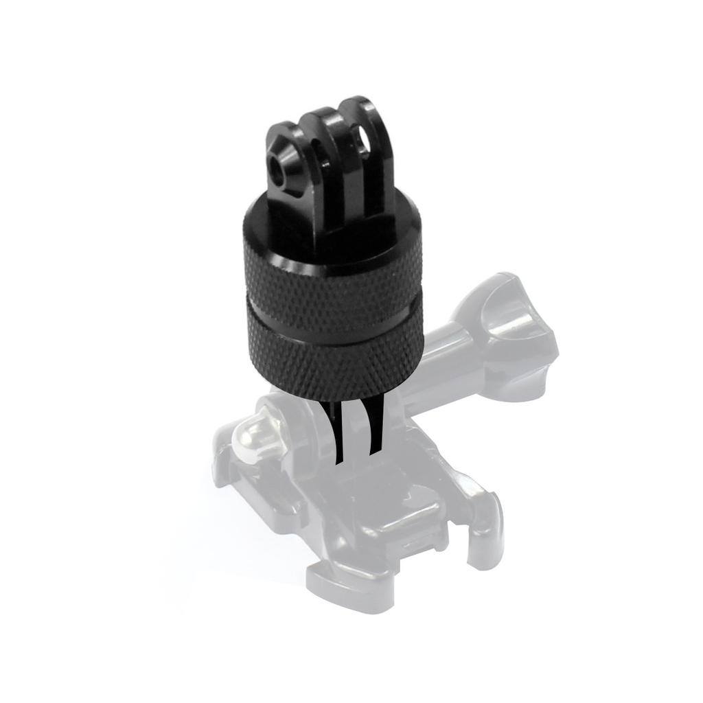 Для аксессуаров GoPro Металлический адаптер 1/4" Алюминиевый штатив Cnc Сплав Крепление 360 Вращение для Go Pro Hero 10 9 8 7 SJCAM Xiaomi Yi 4k