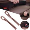 1Pair Car Seat Gap Stuff Side Seam Universal PU Car Gap Filler Leakproof Seat Gap Storage Organizer Car Interior Accessories