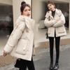 Women Cotton Warm Short Jackets Parkas Winter Thick Casual Hooded Fashion Puffer Parka Korean Zipper Snow Wear Coats