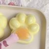 Poached Egg Mini Cat Paw Squeeze Toy Three-color Rainbow Pinch Decompression Toy  Kid