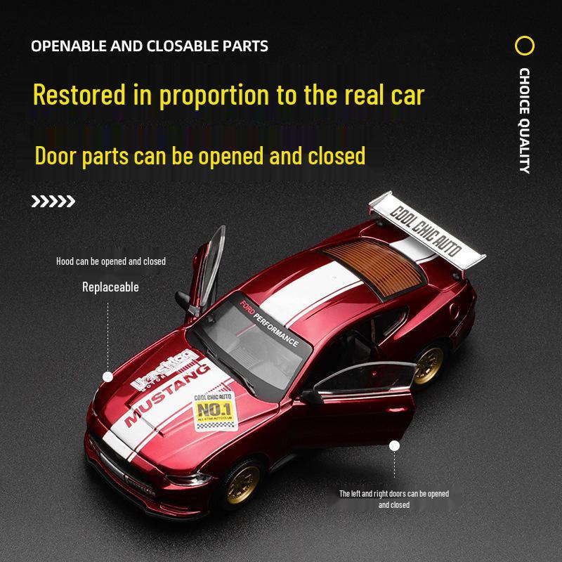 Кайпо 1:42 Ford Mustang GT Модифицируемая Модель Гоночного Автомобиля из Сплава Украшение