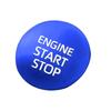 1 Set Start/Stop Engine Button Cover Sticker Fit for Toyota Corolla      Blue Aluminum Alloy
