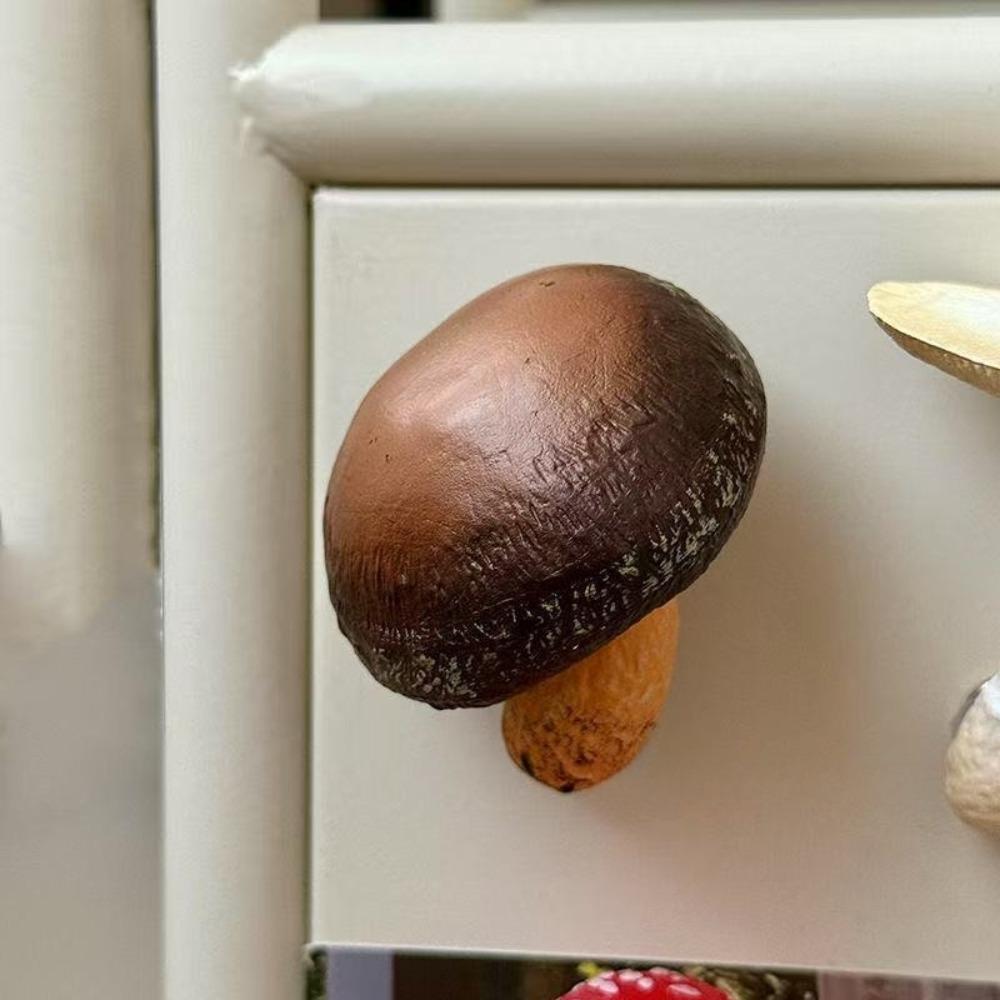 Simulated Mushroom Refrigerator Magnets 3D Fridge Decor Cute Magnetic Sticker  Home Decoration