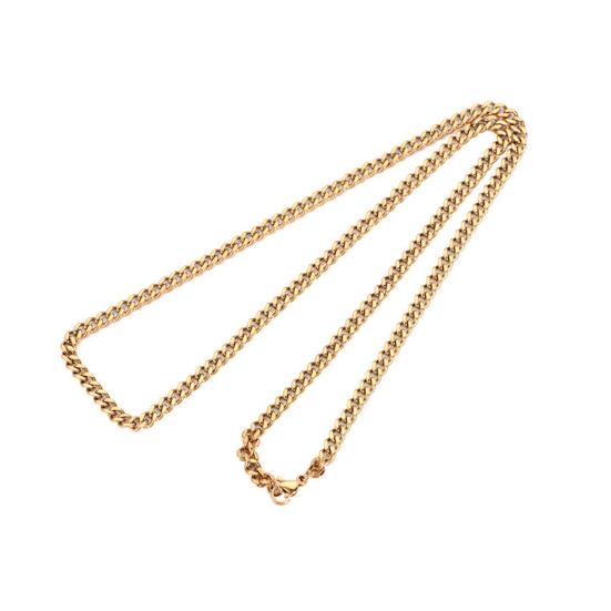 Цепочка-ожерелье для мужчин и женщин, серебряная, золотая, черная, тонкая, кабельная, хип-хоп, украшения для свиданий, ежедневных, банкетных, вечеринок