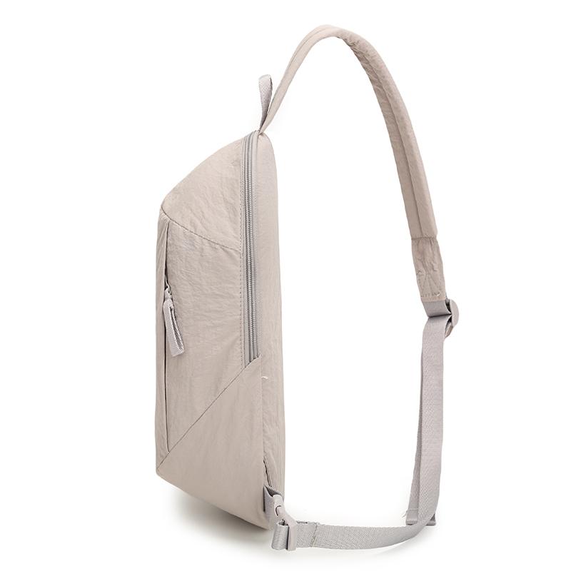 Сумка через плечо Спортивная нагрудная сумка для улицы Большой вместимости Однотонная сумка на плечо