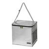 CAPTAIN STAG Cold Bag Cooler Bag Foldable Storage Double Flap Cooler Bag Capacity 24L Silver Delice UE-651