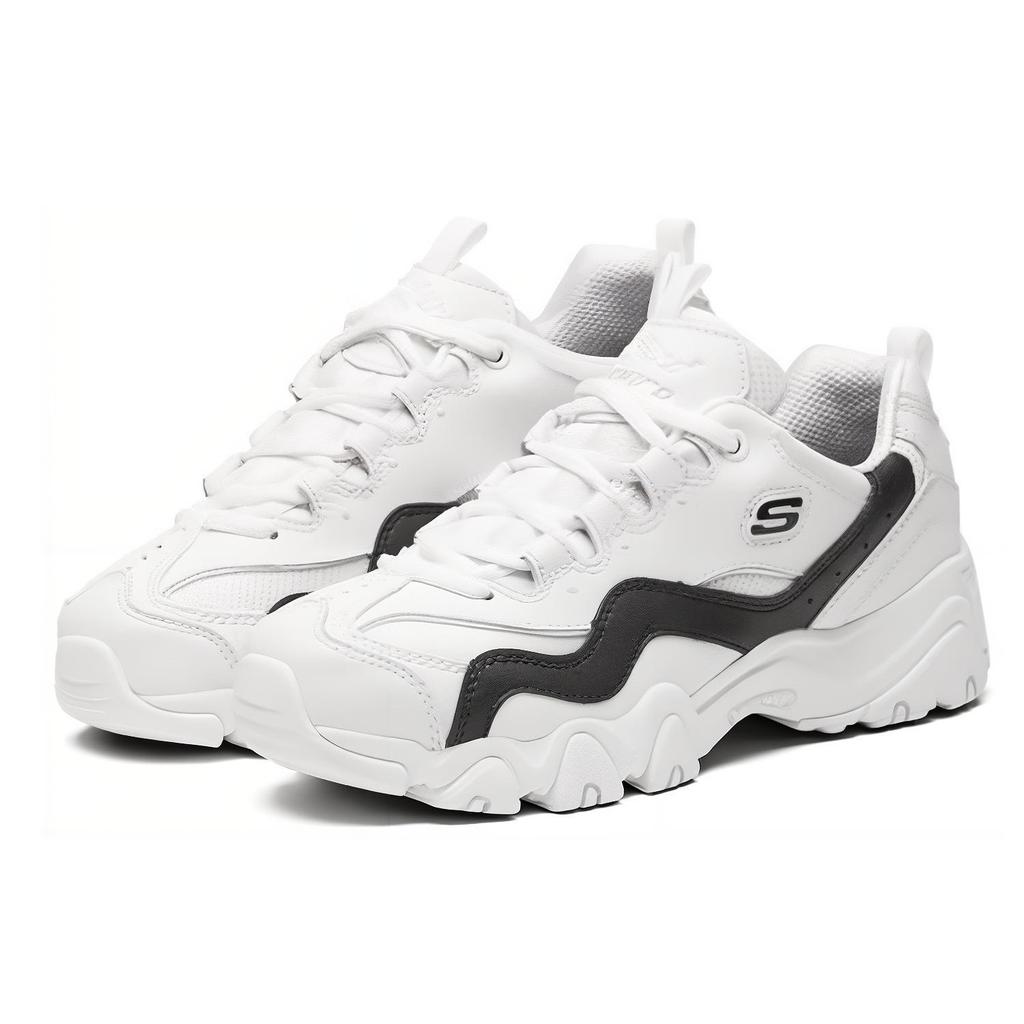 (WMNS) Skechers D'lites 2.0 Black/White Women's 88888001-WBK