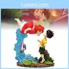 Enchanting Miyazaki Anime Ponyo And Sosuke Figurine Model With Captivating Details