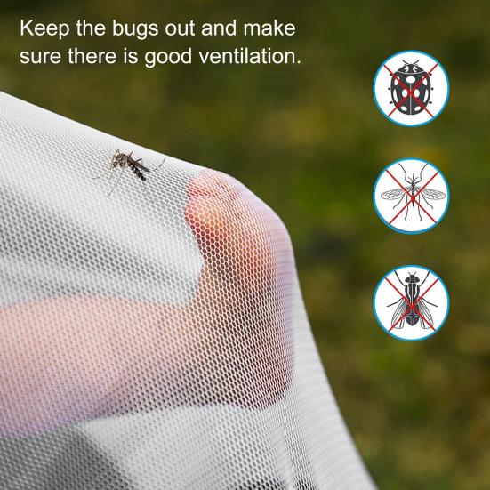 Одностворчатая москитная сетка для кровати, балдахин, однотонный дизайн, хорошая воздухопроницаемость, простая установка