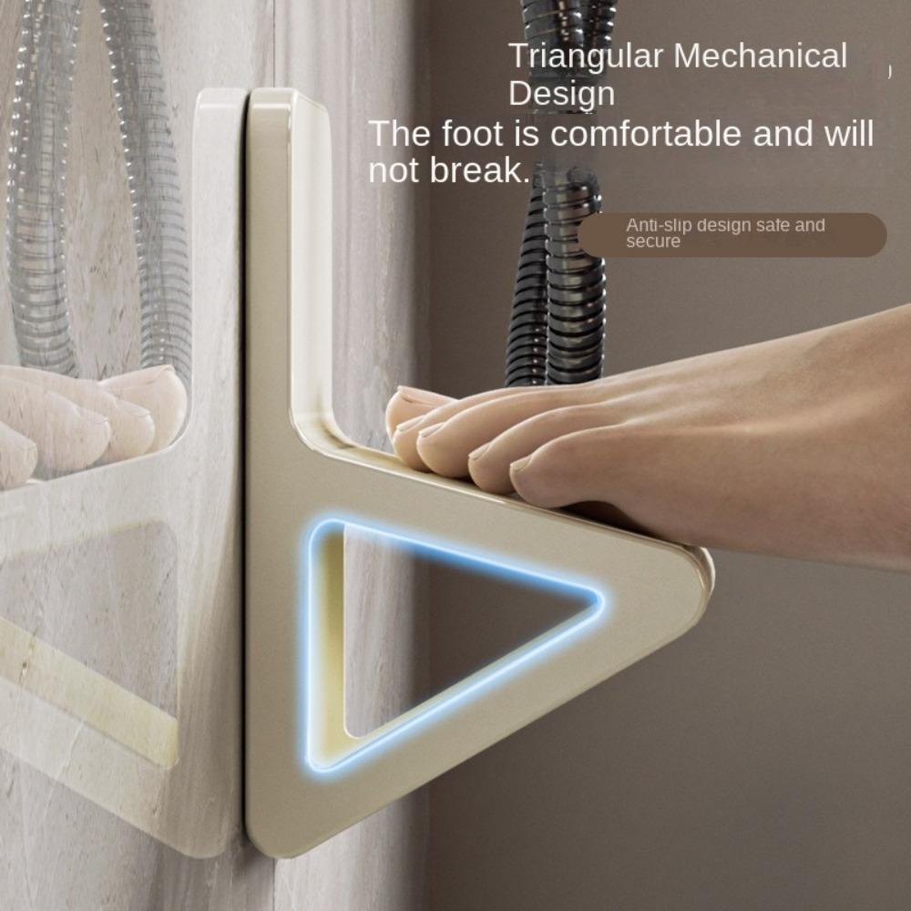 Non Perforated Bathroom Foot Pedal Grip Holder Pedal Step For Pregnant Women and Elderly People