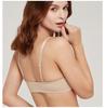 Breathable Front Closure Women's Anti-Sag Seamless Bra for Small Chests