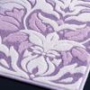 Senko DECORMUSEE Samira Long Toilet 80 x 60 Lavender Damask Antibacterial and Odor Made in Product Number 32054 Mat, Approx. cm, Pattern, Resistant,