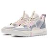 Li Ning Xing Chuan V1.5 Lightweight Comfortable Wear-Resistant Non-Slip Mid-Top Skate Shoes Women Skate Shoes Gray Pink White AGCS240-3
