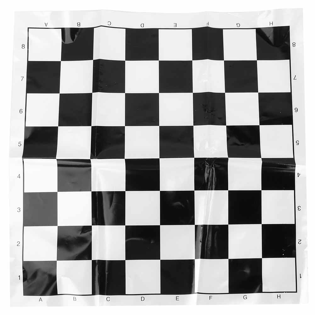 Портативный пластиковый международный шахматный набор для вечеринок(белый)