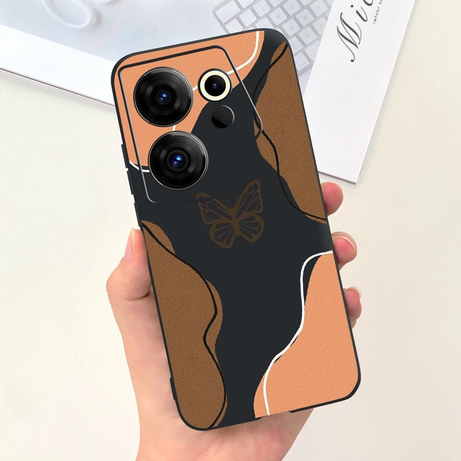 Чехол для телефона Tecno Camon 20 Pro 4G 5G, мягкий силиконовый, с рисунком в виде сердца, желе, для Tecno Camon 20 Premier 20Pro Camon20 Funda