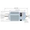 795 DC Motor 20000RPM 24V Double Ball Bearing High Speed High Torque Micro Motor for DIY Electric Tools / Small Machine
