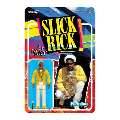 Super7 Slick Rick the Ruler Slick Rick Аксессуар для экшн-фигурки Хип-хоп Коллекционная Ретро Игрушка - 3,75"