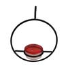 Hanging Hummingbird Feeder Attract Birds Outdoor Humming Bird Feeder With Red Glass Bowl For Outside Garden Backyard Patio Deck