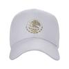 Custom Coat Of Arms Of Mexico Baseball Cap Sports Unisex Women's Adjustable Mexican Flag Seal In Sepia Dad Hat Summer