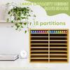 Bamboo Marker Organizer Holds 133 Markers Pens Desktop Storage Pencil Holder Watercolour Brushes Stationary Organizer