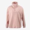 New product fluffy pullover sweater new women's clothing solid color zipper stand-up collar long-sleeved plush jacket women's autumn and winter