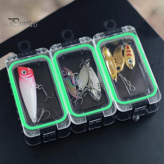 Коробка для рыболовных приманок, светящаяся в темноте, магнитная, прозрачная, портативная, водонепроницаемая, многофункциональная, рыболовные крючки, мягкая и жесткая наживка, инструменты для рыбалки, органайзер для снаряжения
