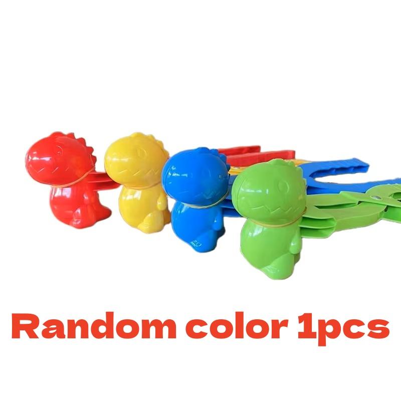 Outdoors Snowball Clip Multi Shape Cartoon Snow Grasping Clamps Tool Grabber Throw Snow Ball Sports Toys Kids Winter Gift