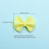 Hanmade Cream Bow Beads Handmade Perforated Pendant 23.2*31mm DIY Fashion Acrylic Candy Color Bowknot