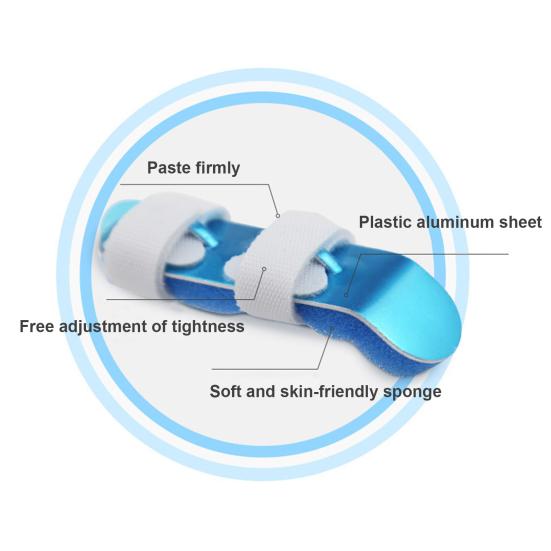 Шина для пальцев, удобная скоба для поддержки пальцев, регулируемая скоба для иммобилизации суставов пальцев для сломанных пальцев
