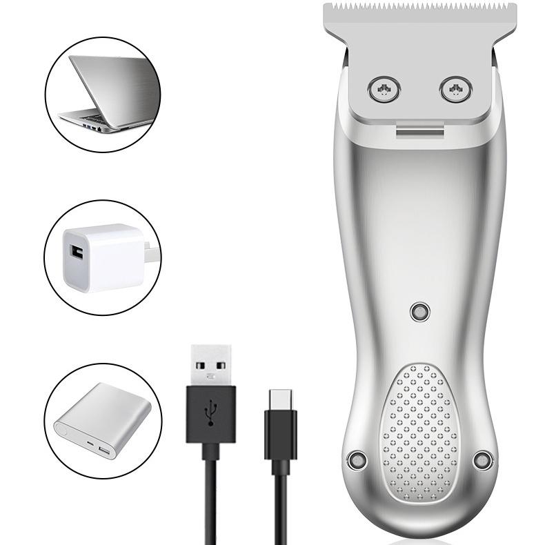 0,1 мм Т-образная машинка для стрижки волос, золотая машинка для стрижки волос, золотой, серебряный триммер для салона, 110 220 В, парикмахерский электрический триммер для стрижки