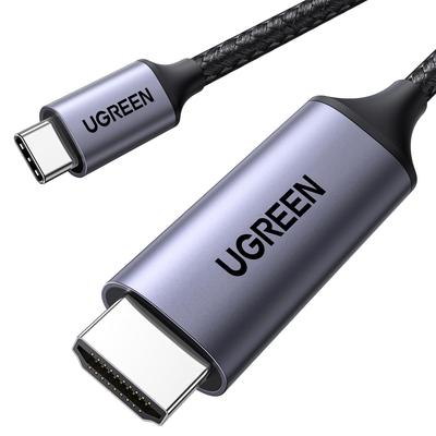 Ugreen Кабель-преобразователь USB Type C в HDMI 2 м Преобразование USB C в HDMI, включая DP Alt Совместимый с Thunderbolt 2 м 4K@60 Гц