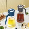 Бутылка-спрей для масла 2в1 Стеклянная бутылка для масла для готовки Защита от протечек Бутылка для хранения оливкового масла Барбекю Аэрофритюрница Кухонные принадлежности Инструменты 2025