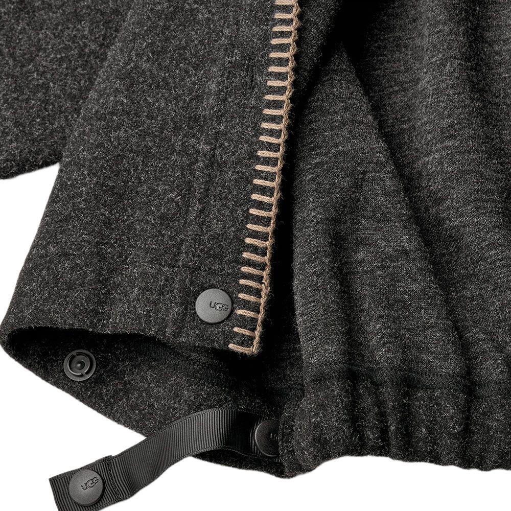 UGG Карманный Лацкан Однобортный Длинный Рукав Куртка Женские куртки 1172213-BHTHR