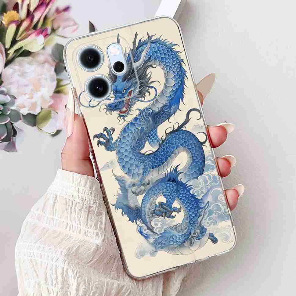 For Oppo Reno14 F 5G CPH27436.57" Case Colorful Butterfly Flowers TPU Soft Silicone Cover For Oppo Reno 14 F RENO14F Phone Cases